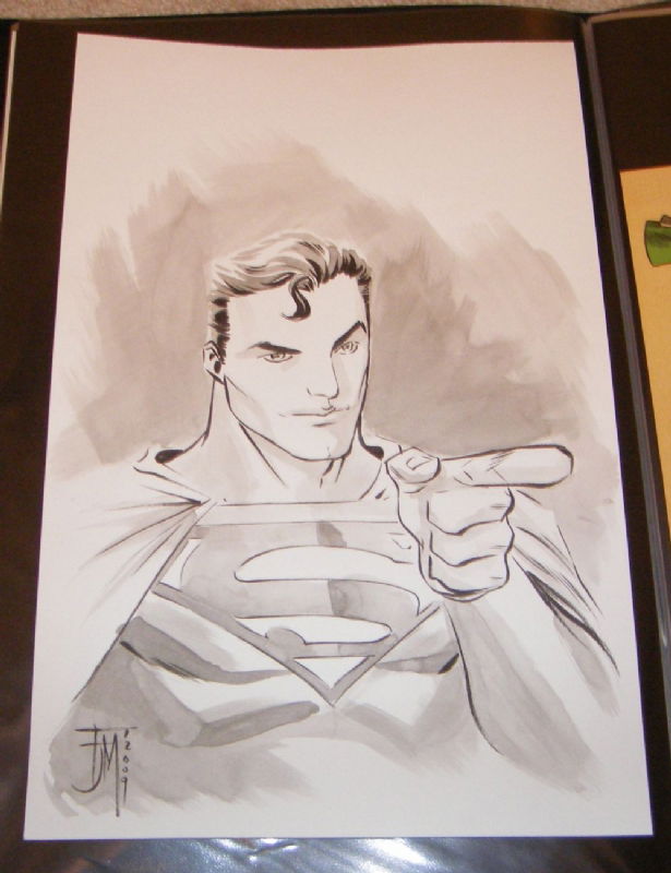 Superman By Francis Manapul In Raphael Loh S Convention Sketches Comic